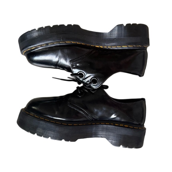 DR. MARTENS Holly Black Patent
Leather Platform Lace-Up Oxfords - Picture 5 of 17